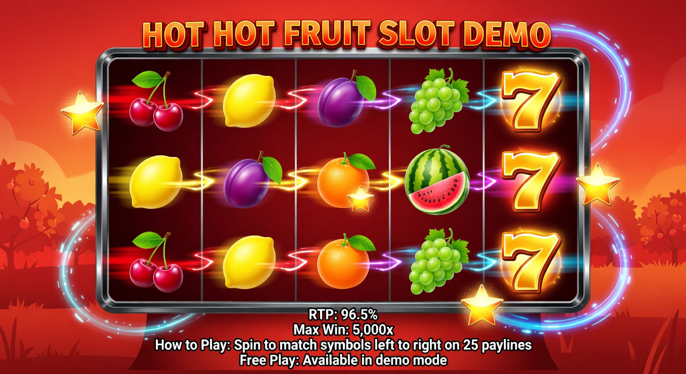 Hot Hot Fruit Slot Demo — Honest Review, RTP & Volatility